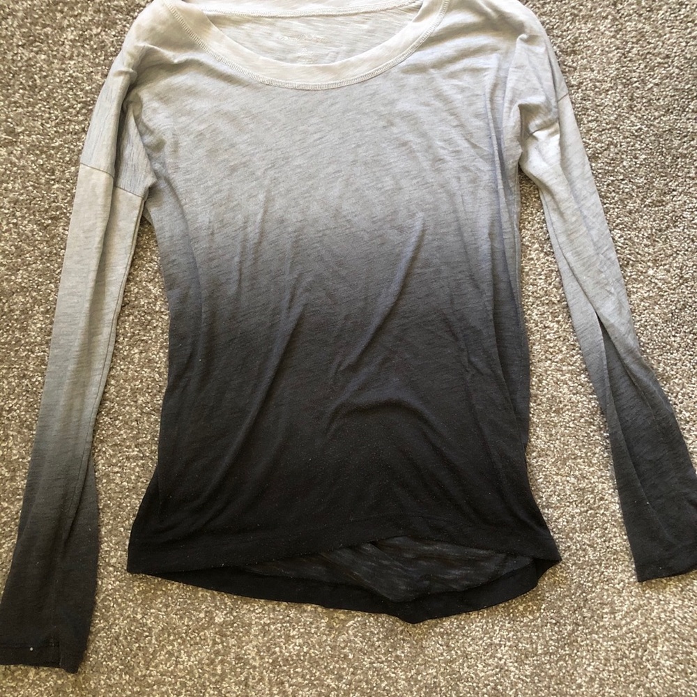 Ideology Ombré Long Sleeve Top